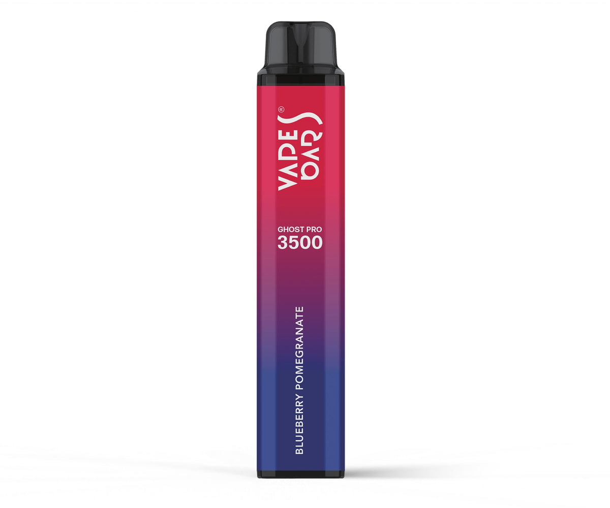Zero Nicotine Vapes Bars Ghost Pro 3500 Puffs Disposable Vape - 0mg