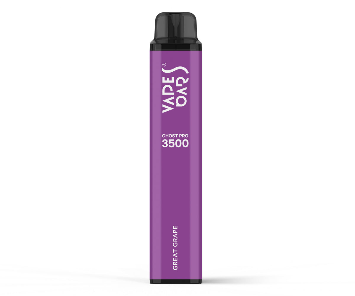 Zero Nicotine Vapes Bars Ghost Pro 3500 Puffs Disposable Vape - 0mg