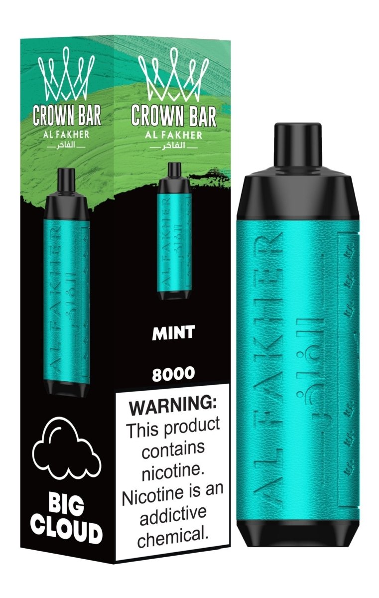 Al Fakher - Al Fakher Crown Bar 8000 Puffs Disposable Vape Box of 10 - theno1plugshop