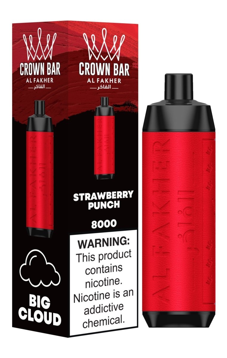 Al Fakher - Al Fakher Crown Bar 8000 Puffs Disposable Vape Box of 10 - theno1plugshop