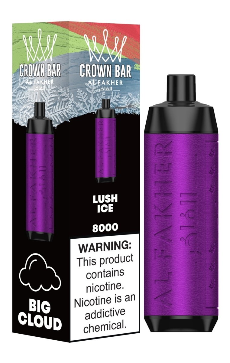Al Fakher - Al Fakher Crown Bar 8000 Puffs Disposable Vape Box of 10 - theno1plugshop