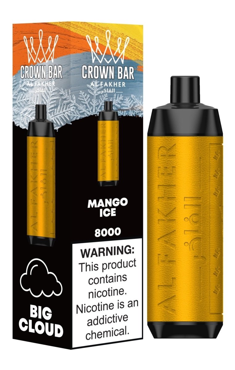Al Fakher - Al Fakher Crown Bar 8000 Puffs Disposable Vape Box of 10 - theno1plugshop