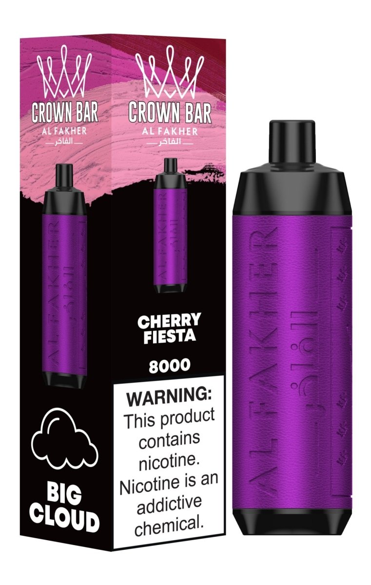Al Fakher - Al Fakher Crown Bar 8000 Puffs Disposable Vape Box of 10 - theno1plugshop