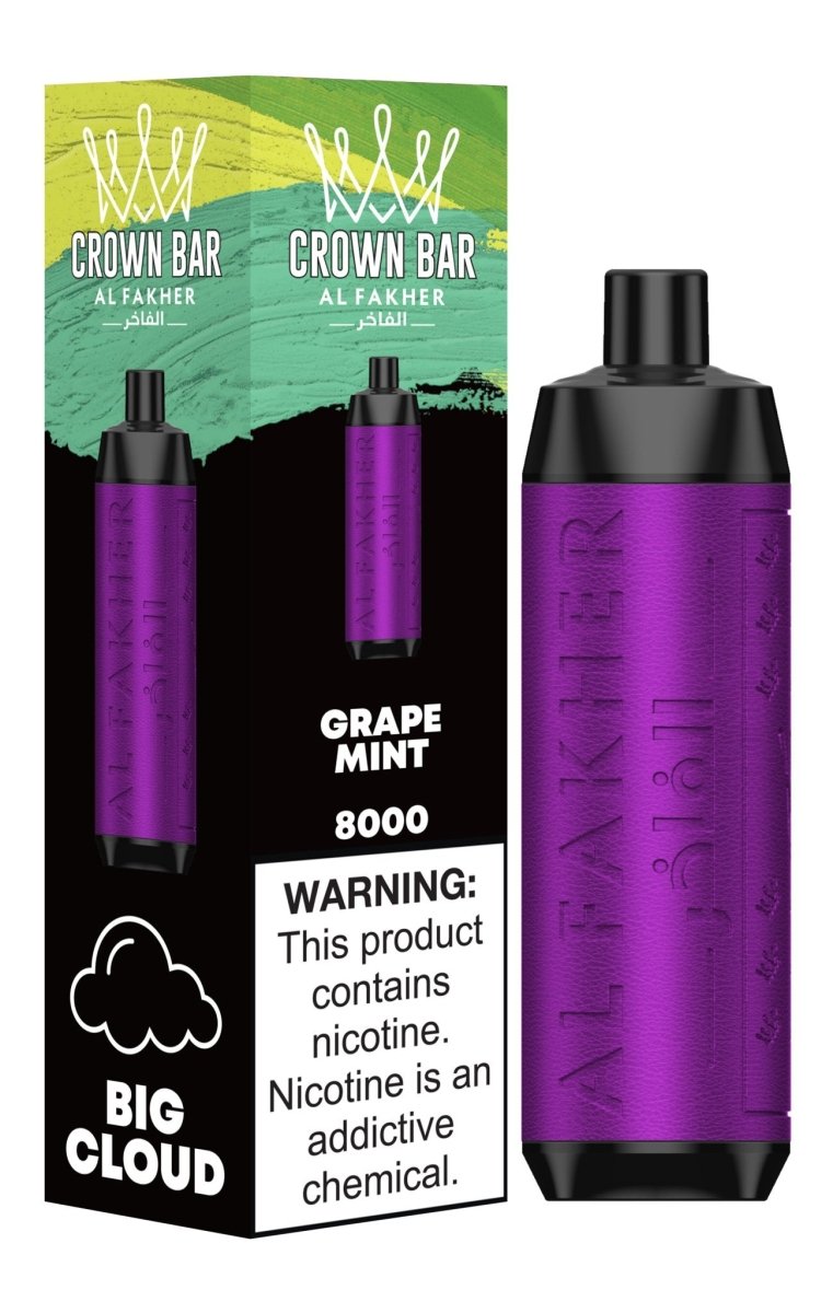 Al Fakher - Al Fakher Crown Bar 8000 Puffs Disposable Vape Box of 10 - theno1plugshop