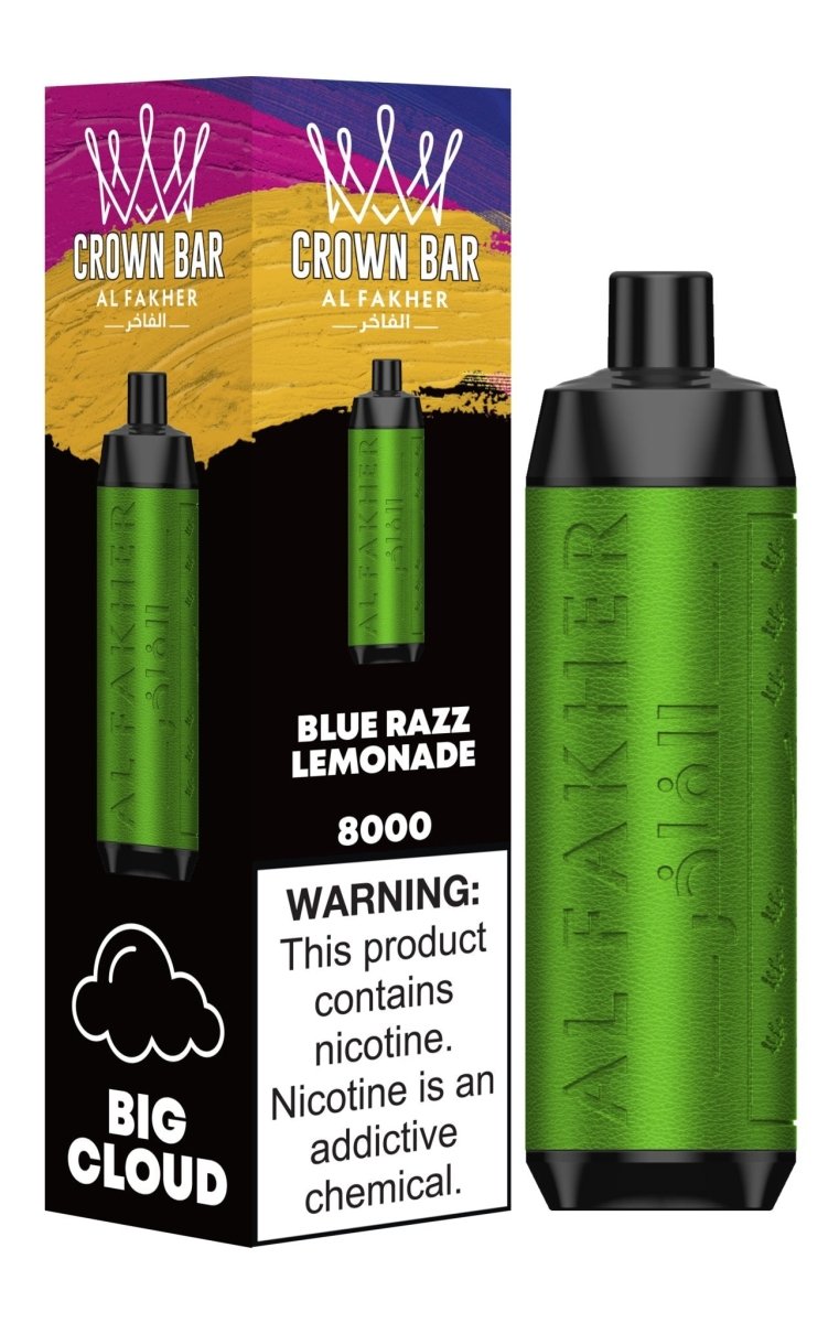 Al Fakher - Al Fakher Crown Bar 8000 Puffs Disposable Vape Box of 10 - theno1plugshop