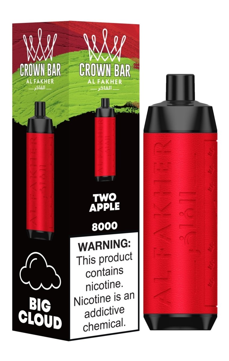 Al Fakher - Al Fakher Crown Bar 8000 Puffs Disposable Vape Box of 10 - theno1plugshop