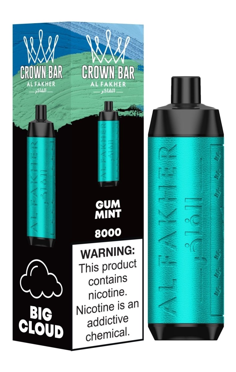 Al Fakher - Al Fakher Crown Bar 8000 Puffs Disposable Vape Box of 10 - theno1plugshop