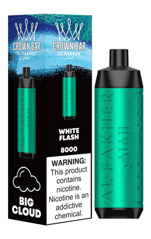 Al Fakher - Al Fakher Crown Bar 8000 Puffs Disposable Vape Box of 10 - theno1plugshop