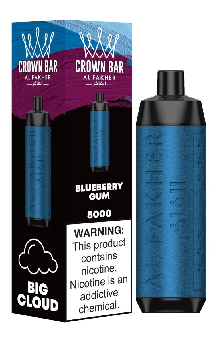 Al Fakher - Al Fakher Crown Bar 8000 Puffs Disposable Vape Box of 10 - theno1plugshop