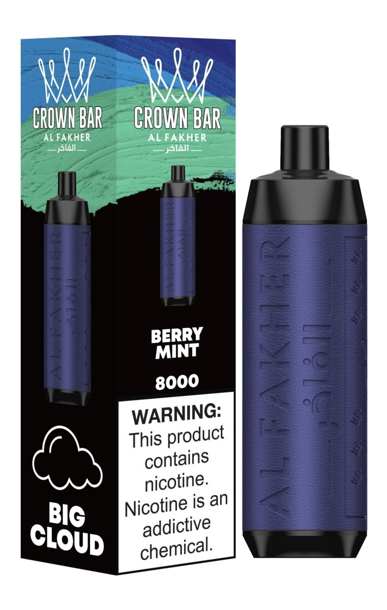 Al Fakher - Al Fakher Crown Bar 8000 Puffs Disposable Vape Box of 10 - theno1plugshop